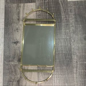 Jewelry organizer with mirror.